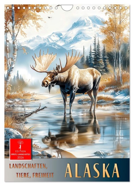 Alaska - Landschaften, Tiere, Freiheit (Wandkalender 2026 DIN A4 hoch), CALVENDO Monatskalender - Peter Roder