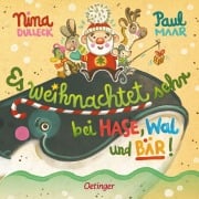 Cover-Bild zum Titel 'Es weihnachtet sehr bei Hase, Wal und Bär!' von 'Paul Maar'