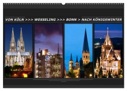 Cover-Bild zum Titel 'Von Köln nach Königswinter (Wandkalender 2027 DIN A2 quer), CALVENDO Monatskalender' von 'Braschi Bonn'