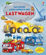 Cover-Bild zum Titel 'Das große Ausklappbuch der Lastwagen' von 'Megan Cullis'