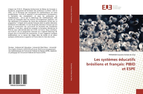 Les systèmes éducatifs brésiliens et français: PIBID et ESPE - Fernanda Scaciota Simões da Silva