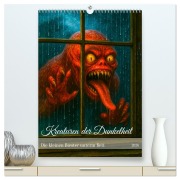 Cover-Bild zum Titel 'Kreaturen der Dunkelheit - Die kleinen Biester unterm Bett (hochwertiger Premium Wandkalender 2026 DIN A2 hoch), Kunstdruck in Hochglanz' von 'Sell Pixs:Sell'