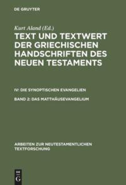 Das Matthäusevangelium - 