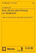 Cover-Bild zum Titel 'Das ultima ratio-Prinzip im Strafrecht' von 'Sebastian Eckardt'