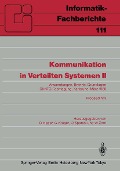 Cover-Bild zum Titel 'Kommunikation in Verteilten Systemen II' von ''