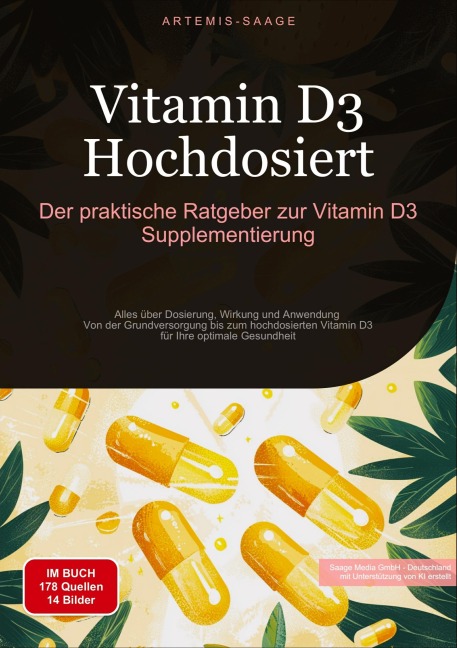 Vitamin D3 Hochdosiert: Der praktische Ratgeber zur Vitamin D3 Supplementierung - Artemis Saage