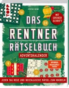 Cover-Bild zum Titel 'Das Rentner-Rätselbuch - Adventskalender' von 'Stefan Heine'