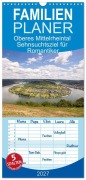 Cover-Bild zum Titel 'Familienplaner 2027 - Oberes Mittelrheintal Sehnsuchtsziel für Romantiker mit 5 Spalten (Wandkalender, 21 x 45 cm) CALVENDO' von 'U. Boettcher'