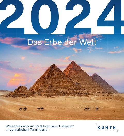 Das Erbe der Welt - KUNTH Postkartenkalender 2024 - 