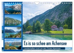 Cover-Bild zum Titel 'Es is so schee am Achensee 2026 (Wandkalender 2026 DIN A4 quer), CALVENDO Monatskalender' von 'SusaZoom SusaZoom'