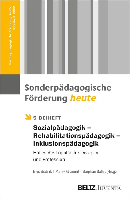Sonderpädagogik - Rehabilitationspädagogik - Inklusionspädagogik - 