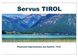 Cover-Bild zum Titel 'Servus TIROL Panorama Impressionen aus Austria / Tirol (Wandkalender 2026 DIN A3 quer), CALVENDO Monatskalender' von 'Susan Michel'