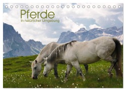 Cover-Bild zum Titel 'Pferde - In natürlicher Umgebung (Tischkalender 2026 DIN A5 quer), CALVENDO Monatskalender' von 'Georg Niederkofler'