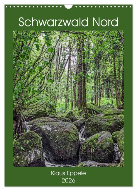 Schwarzwald Nord (Wandkalender 2026 DIN A3 hoch), CALVENDO Monatskalender - Klaus Eppele