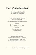 Cover-Bild zum Titel 'Der Zeitzählertarif' von 'August Jung'