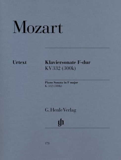 Mozart, Wolfgang Amadeus - Klaviersonate F-dur KV 332 (300k) - Wolfgang Amadeus Mozart