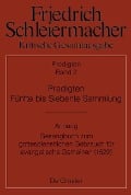Cover-Bild zum Titel 'Predigten. Fünfte bis Siebente Sammlung (1826-1833)' von ''