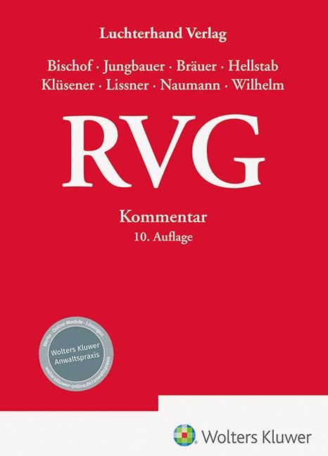 RVG - Kommentar - Hans Helmut Bischof, Rolf Naumann, Wiebke Wilhelm, Werner Klüsener, Sabine Jungbauer