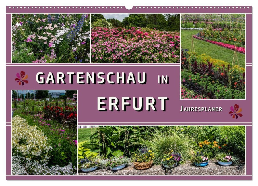 Gartenschau in Erfurt (Wandkalender 2026 DIN A2 quer), CALVENDO Monatskalender - Elke Hermann Koch