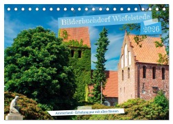 Cover-Bild zum Titel 'Bilderbuchdorf Wiefelstede (Tischkalender 2026 DIN A5 quer), CALVENDO Monatskalender' von 'Claudia Kleemann'