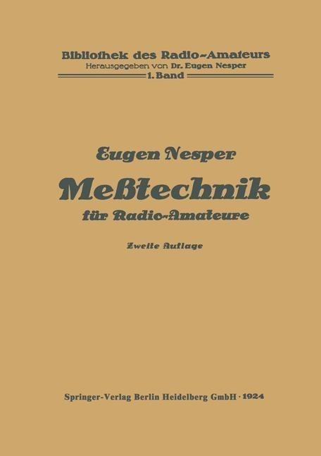 Meßtechnik für Radio-Amateure - Eugen Nesper