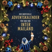 Cover-Bild zum Titel 'Der inoffizielle Adventskalender für Fans von Inter Mailand' von 'Jakob Keller'