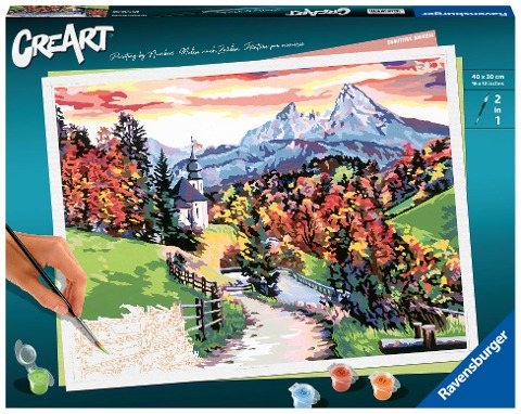 Ravensburger Malen nach Zahlen 20274 - Beautiful Bavaria - ab 14 Jahren -