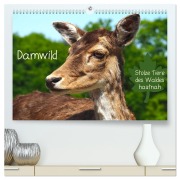 Damwild - stolze Tiere des Waldes hautnah (hochwertiger Premium Wandkalender 2026 DIN A2 quer), Kunstdruck in Hochglanz - Marion Meyer - Stimmungsbilder1