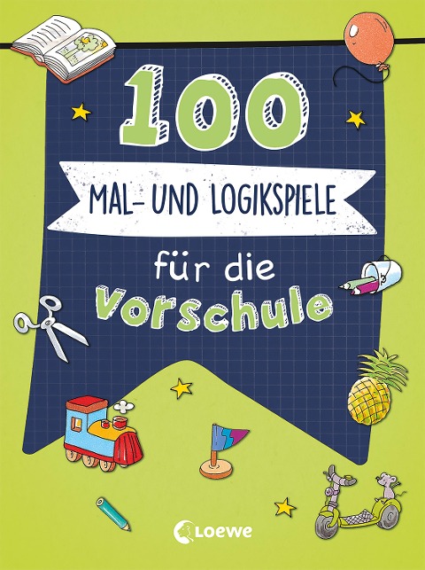 100 Mal- und Logikspiele für die Vorschule - 