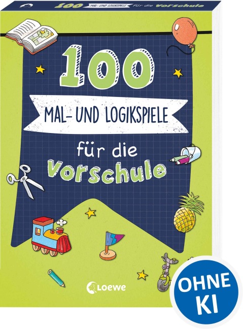 100 Mal- und Logikspiele für die Vorschule - 