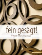 Cover-Bild zum Titel 'fein gesägt!' von 'Roshaan Ganief'