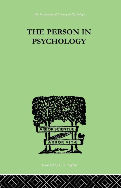 The Person In Psychology - Paul Lafitte