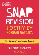 Cover-Bild zum Titel 'National 5/Higher English Revision: Poetry by Norman MacCaig' von 'David Cockburn'