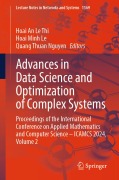 Cover-Bild zum Titel 'Advances in Data Science and Optimization of Complex Systems' von ''