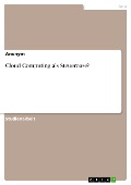 Cover-Bild zum Titel 'Cloud Computing als Steueroase?' von ''