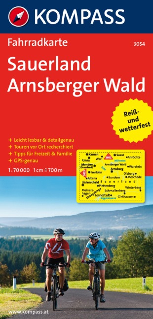 Sauerland - Arnsberger Wald 1 : 70 000 - 