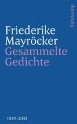 Cover-Bild zum Titel 'Gesammelte Gedichte' von 'Friederike Mayröcker'