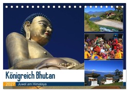Cover-Bild zum Titel 'Königreich Bhutan - Juwel am Himalaya (Tischkalender 2027 DIN A5 quer), CALVENDO Monatskalender' von 'Michael Herzog'