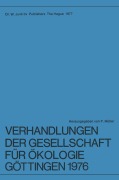 Cover-Bild zum Titel 'Verhandlungen der Gesellschaft für Ökologie, Göttingen 1976' von ''