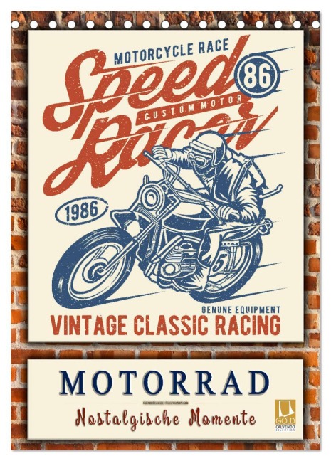 Motorrad - nostalgische Momente (Tischkalender 2026 DIN A5 hoch), CALVENDO Monatskalender - Peter Roder