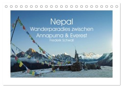 Cover-Bild zum Titel 'Nepal - Wanderparadies zwischen Annapurna & Everest (Tischkalender 2026 DIN A5 quer), CALVENDO Monatskalender' von 'Frederik Schwall'