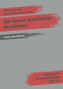 Cover-Bild zum Titel 'Zur Genese historischer Denkformen' von 'Hans Pandel, Bodo Von Borries'