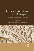 Cover-Bild zum Titel 'Greek Literature in Late Antiquity' von ''