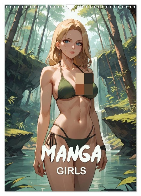 Manga Beauties - 12 Schönheiten im Manga-Stil (Wandkalender 2026 DIN A3 hoch), CALVENDO Monatskalender - Peter R. Stuhlmann