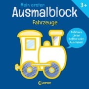 Cover-Bild zum Titel 'Mein erster Ausmalblock - Fahrzeuge' von ''