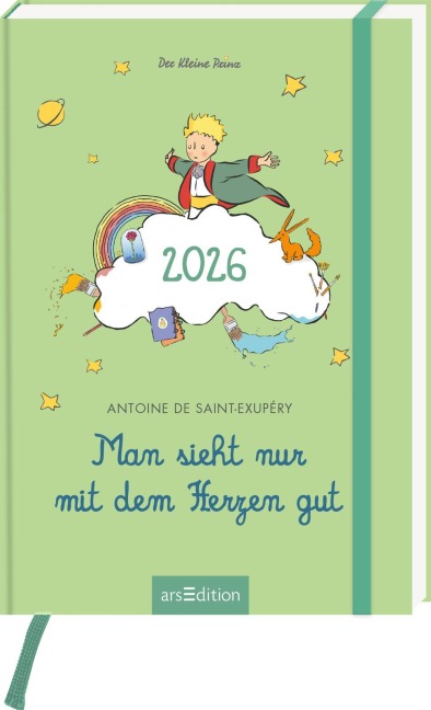 Buchkalender Man sieht nur mit dem Herzen gut 2026 - 