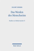 Cover-Bild zum Titel 'Das Werden des Menschseins' von 'Eilert Herms'