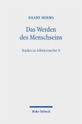 Cover-Bild zum Titel 'Das Werden des Menschseins' von 'Eilert Herms'