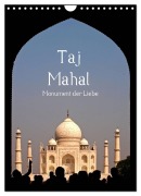 Cover-Bild zum Titel 'Taj Mahal - Monument der Liebe (Wandkalender 2026 DIN A4 hoch), CALVENDO Monatskalender' von 'Sichtweisen Carina Buchspies'