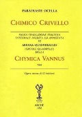 Cover-Bild zum Titel 'Chimico Crivello. Chymica vannus (1666)' von 'Parafraste Ocella'